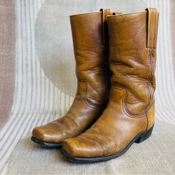 Distressed Frye Vintage Campus Boots *READ DESCRIPTION* - Picture 2 of 9